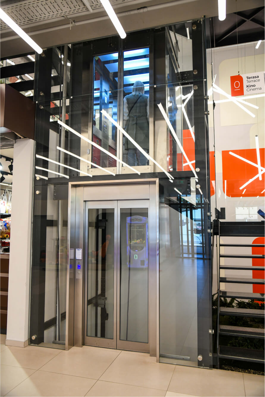 lift zatvoren